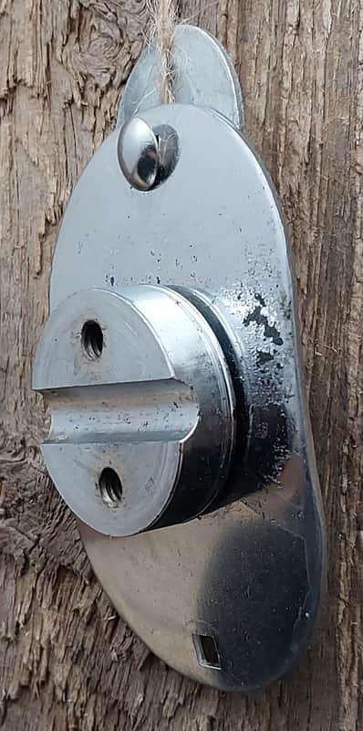 60's-70's Rogers Short 2-Hole Knobby Bass Drum Cymbal Mount (#2/2) image 1