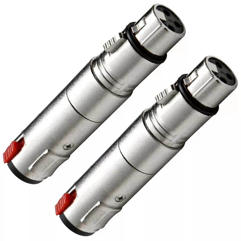 2 New Xlr Female - Stereo/Trs 1/4" Female Cable Adapter image 1