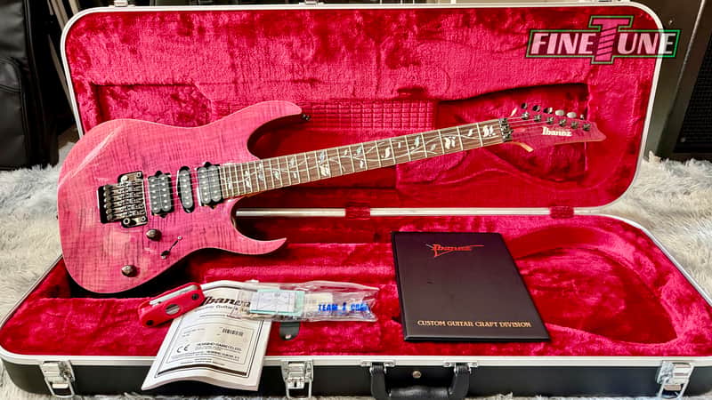 Ibanez RG8570Z-RPK J. Custom with Rosewood Fretboard 2019 - 2021 - Rhodonite Pink image 1