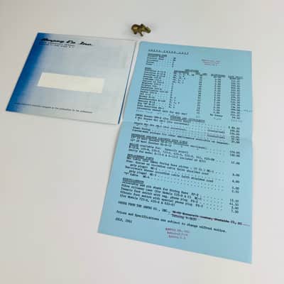 Ampeg Foldout Catalog & Price List (July 1961) image 1