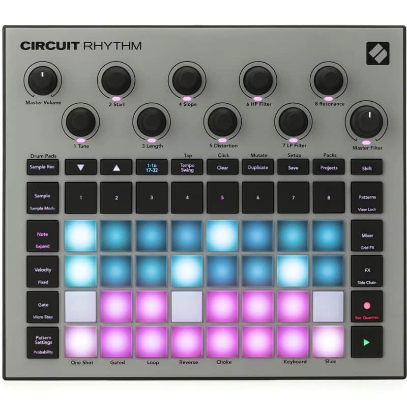 Novation Circuit Rhythm Standalone Sampler and Groove Production Workstation image 1