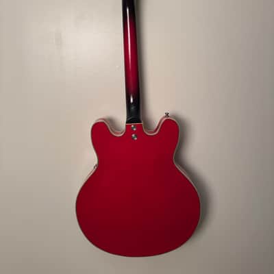 Mosrite Celebrity 2 1964 - Red with original case image 4