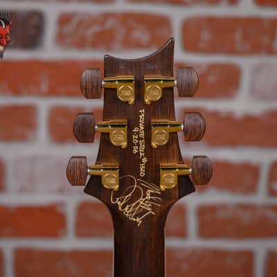 PRS Private Stock #1320 10th Anniversary Quilted Maple Top Amber Tiger Eye Burst with Brazilian Rosewood 2006 w/OHSC image 9