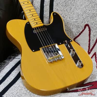 Fender American Vintage II 1951 Telecaster Ash Body 1-Piece Maple Neck Butterscotch Blonde image 6