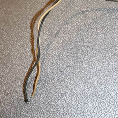 Vintage Original 1960s Pre CBS Fender Cloth Wire - No Tariffs image 4