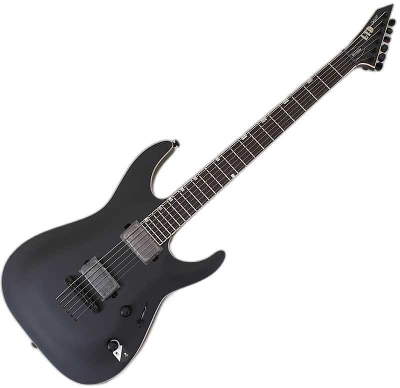 ESP LTD MH-1000B Baritone Guitar Black Satin B-Stock 2215 image 1
