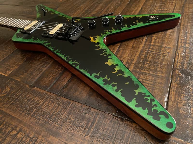 Washburn D3 Replica Dimebag 333 1 of a kind guitar Dime Slime | Reverb