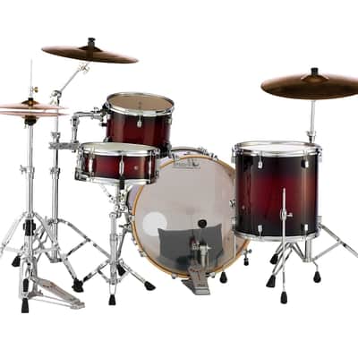 Pearl Decade Maple Gloss Deep Redburst Drums 24x14/13x9/16x16 3pc Shell Pack Drumset NEW Auth Dealer image 4