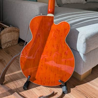 Gretsch G6119B Broadkaster Bass 2003 - 2014 - Orange - Leftie image 7
