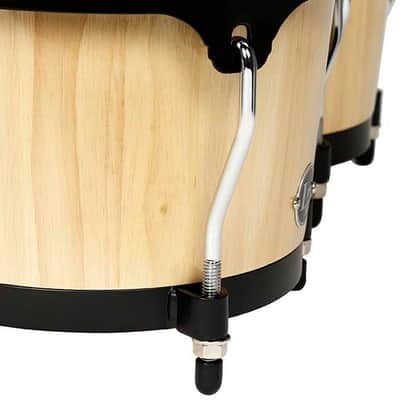 Latin Percussion LP Aspire 6 3/4 - 8" Bongo - Oak Natural Black (LPA601-AW) image 6