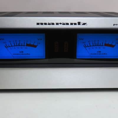 MARANTZ 140 POWER AMPLIFIER PRO SERVICED FULLY RECAPPED WITH BLUE LEDS image 2