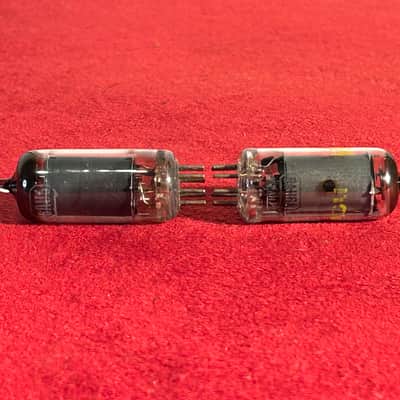 Magnavox/RCA Mismatch Pair 6AU6 Radio Amplifier Electron Vacuum Tubes image 4