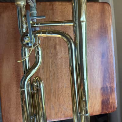 CG Conn Director 50H intermediate F-attachment Trombone 1967 Elkhart Era- Brass image 12