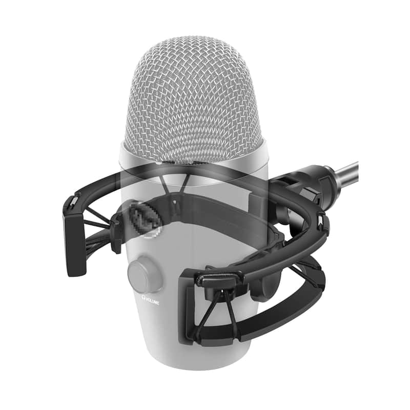 Yeti Nano Shock Mount With Pop Filter, [Custom Built For Yeti Nano Mic] Anti-Vibration Suspension Shock Mount Holder Clip Compatible With Blue Yeti Nano Microphones image 1
