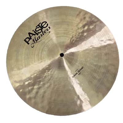 Used Paiste Masters Dark Hi Hat Cymbals 15" - Very Good image 2