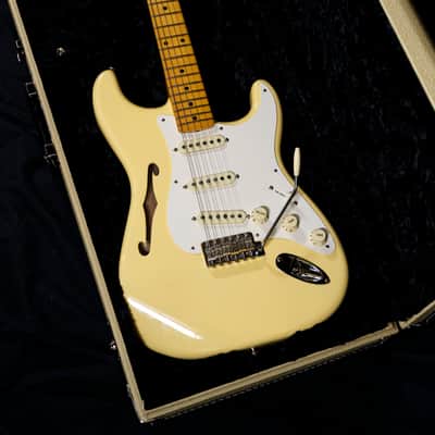 Fender Eric Johnson Thinline Stratocaster 2018 - Vintage White image 10
