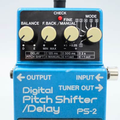Boss PS-2 Digital Pitch Shifter Delay 1987 Made in Japan Guitar Effect Pedal 859602 image 3