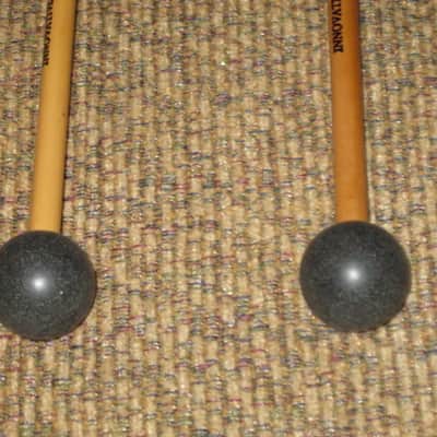 ONE pair new old stock (with packaging) Innovative Percussion James Ross IP906 BRILLIANT XYLOPHONE / GLOCKENSPIEL / BELL Mallets, 1 and 1/8" Black Round Ball (head), Rattan Handle -- BRILLIANT for bright cutting tone, sound, response (from 2019) image 12
