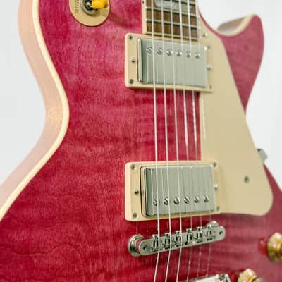 Gibson Les Paul Standard '60s Custom Color Figured Top, Translucent Fuchsia, w/case image 3