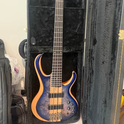 Ibanez BTB845-CBL Standard 2020 - Present - Cerulean Blue Burst Low Gloss image 1