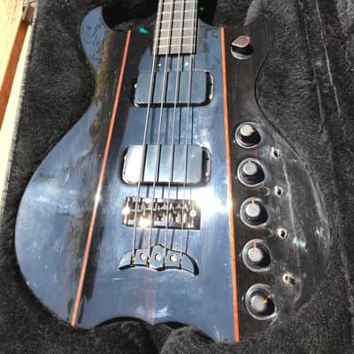 Alembic Custom Archive "Monty" Circa 2012 Natural Ebony/Mahogony image 2