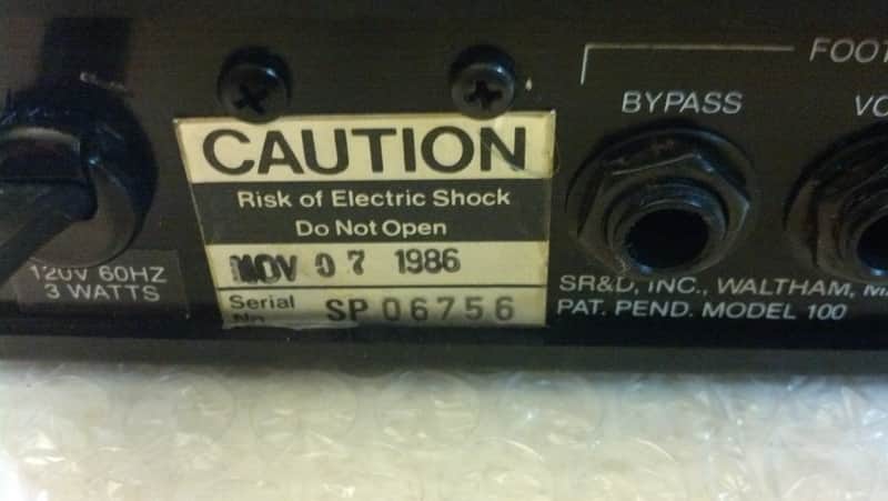 ROCKMAN SUSTAINOR MODEL 100 PRE-AMP BOSTON TOM SCHOLZ (Sweet