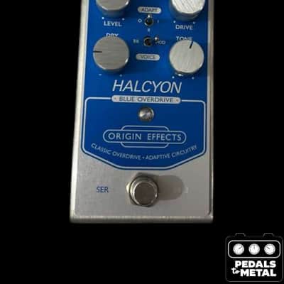 Origin Effects Halcyon Blue Overdrive 2024 - Present - Silver / Blue - X18234 image 1