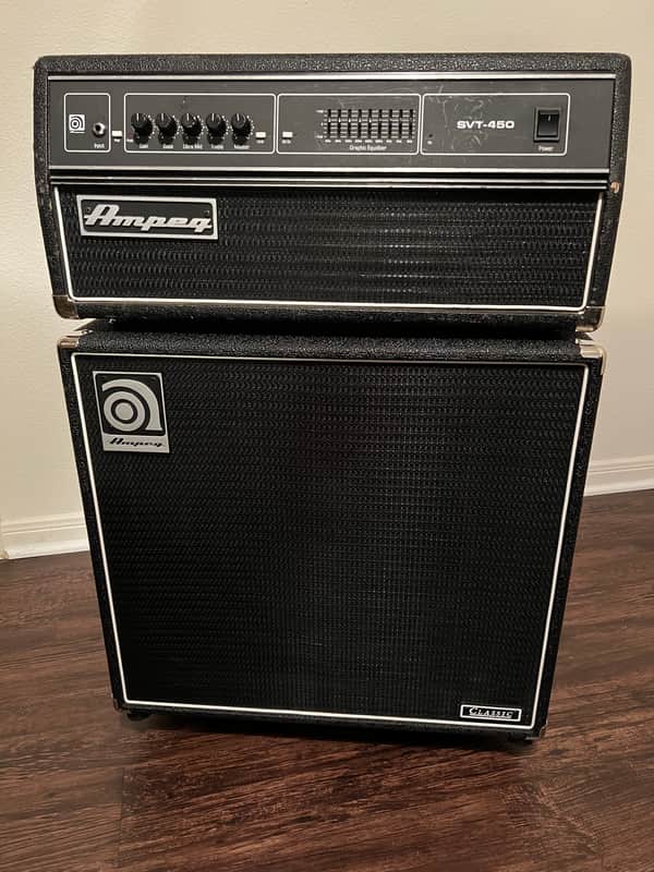 Ampeg SVT-450H Classic Series 450-Watt Bass Amp Head / Cabinet