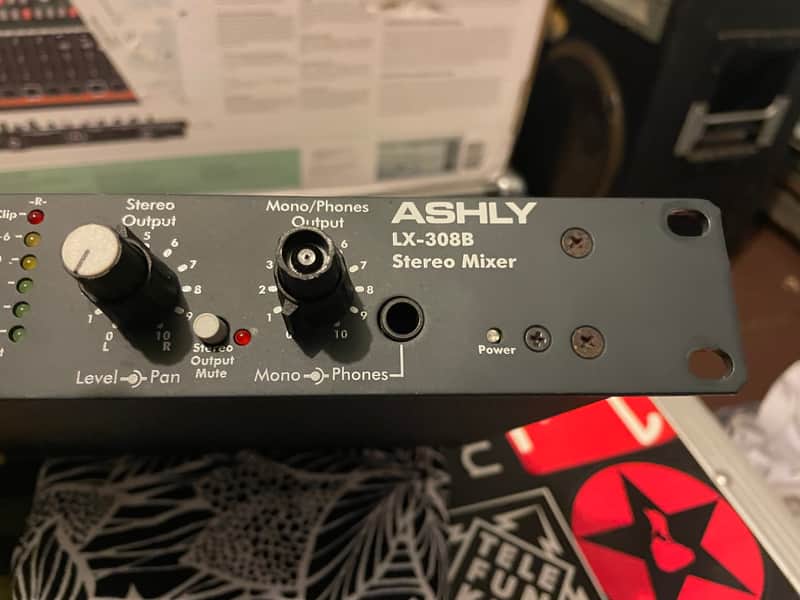 Ashly LX-308B Rackmount 8-Channel Stereo Line Mixer