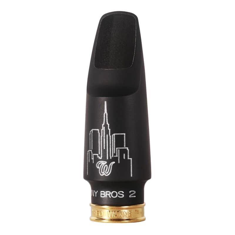 Theo Wanne NY BROS 2 Hard Rubber 8 Alto Saxophone Mouthpiece image 1