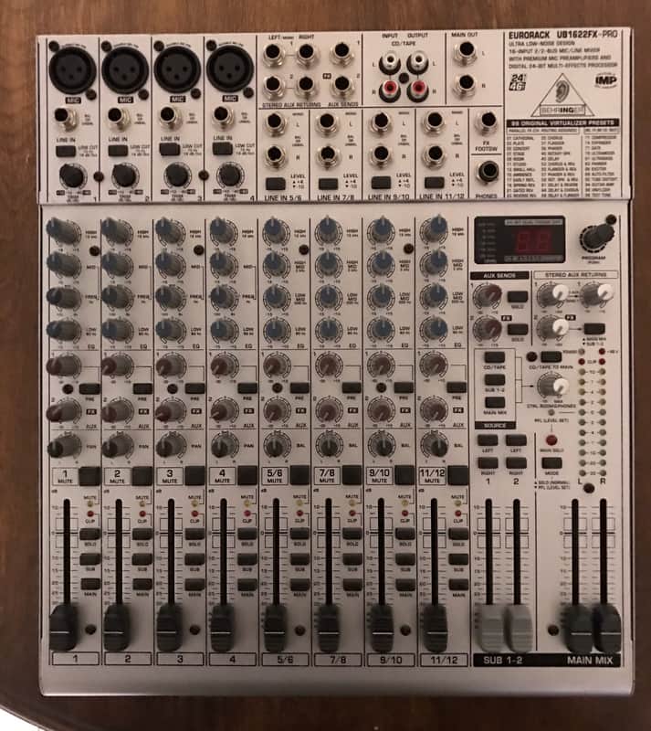 Behringer UB1622FX-Pro | Reverb