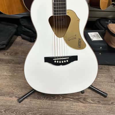 Gretsch G5021WPE Rancher Penguin Parlor Acoustic/Electric Guitar (White) image 2