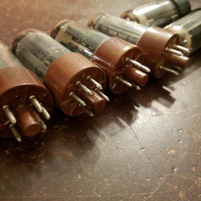 Sylvania ONE (1) JAN-CHS-5Y3WGTA tNOS AT1000 TESTED Vacuum Tube brown base balanced premium rugged 5Y3 military 1956-1962 image 6