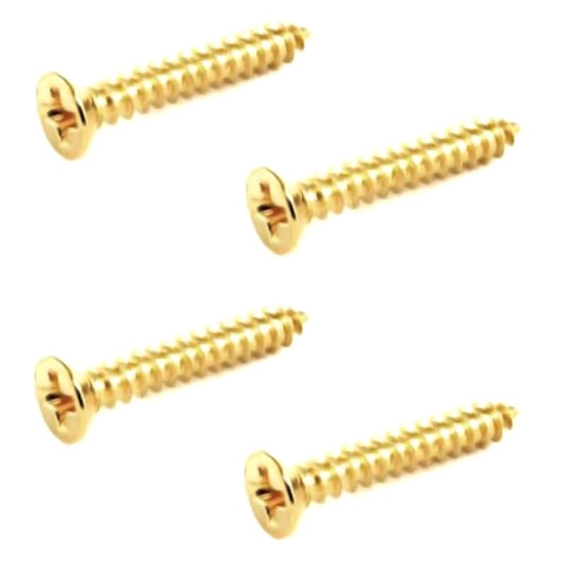 Humbucker Ring Mounting Screws/Short-Gold image 1