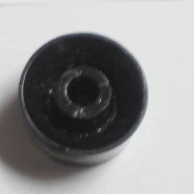 ONE (1 individual knob) unknown brand used (INNER Upper Center area has INTERNAL cracks) Black Speed Knob (numbers 0 to 11) black hard plastic with off white numbers & white dashes -- Funny & Rare, for 24 spline shaft image 14
