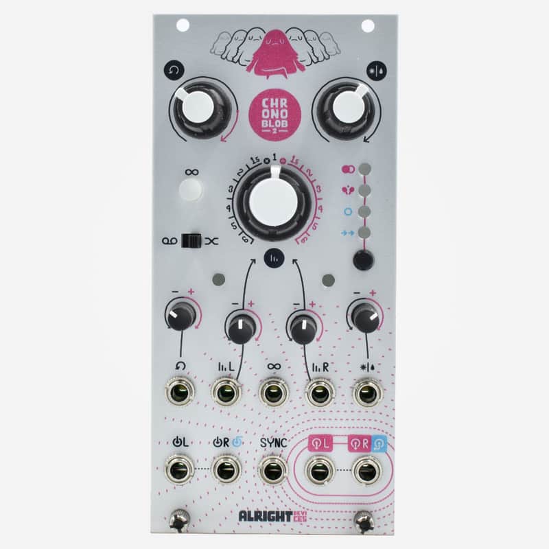 Alright Devices CHRONOBLOB2 Dual Eurorack Tempo-Synced Delay Module image 1