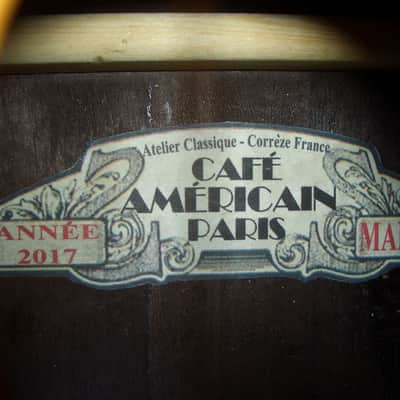 Left Hand Cafe Americain Manon Gypsy Jazz Guitar, From France Absolutely Beautiful. image 6