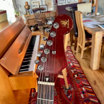 Tim Marten Luthier Built Guitar Denmark Street London Jimmy Page Tech Tim Marten 1980s - Natural image 3