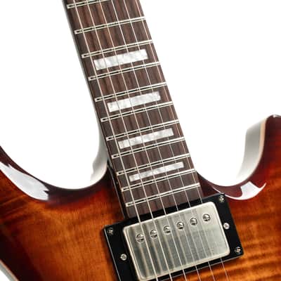 Cort M600 Tobacco Sunburst Flame Maple Top Double Cutaway Electric Guitar image 5