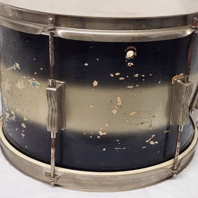 Vintage Early 1960s 1963 Ludwig Blue Silver Duco Club Date Tom Drum 9x13 image 5