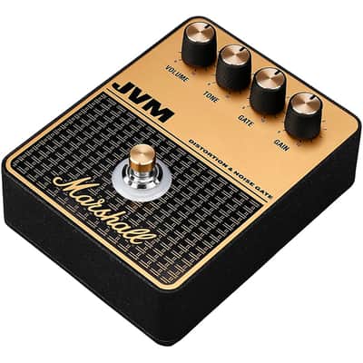Marshall JVM Distortion and Overdrive Effects Pedal Regular Black and Gold image 3