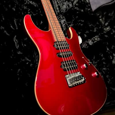 Suhr Custom Modern Carved Top Candy Apple Red image 11
