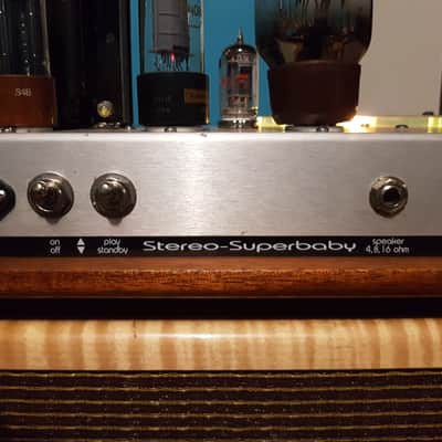Emery Sound STEREO Superbaby guitar amp Use over 54 different tubes change your sound. Custom image 10