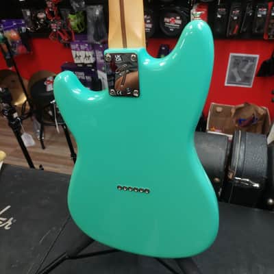 2021 Fender Player Duo Sonic, Pau Ferro Fingerboard, Sea Foam Green w/ Locking Tuners (USED) "Made In Mexico" image 14