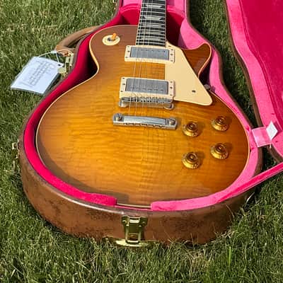 2021 Gibson Custom Shop 1959 Les Paul Standard Reissue R9 - Lemon Burst image 12