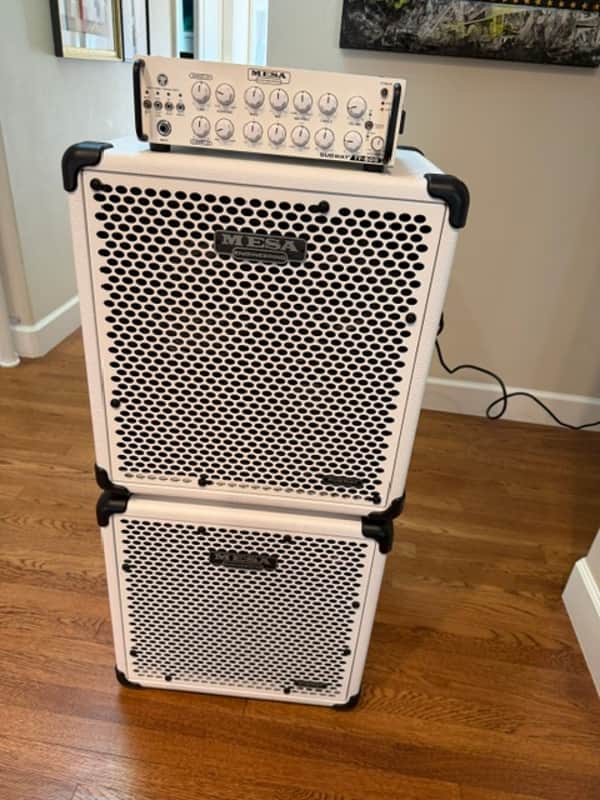 Mesa Boogie Subway TT-800 White Bass Stack – 2x10 + 1x15 2025 - White image 1