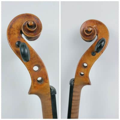 Vintage French 1824 Antonio Noel 4/4 Violin for Restoration - Has a Neck Graft image 8