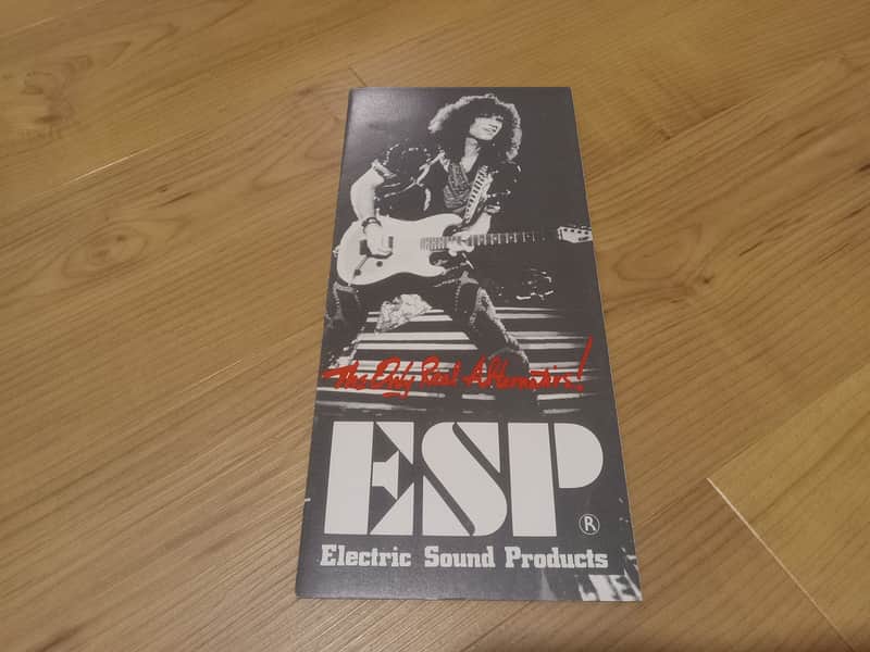 Vintage 1987 ESP Price List! Rare, Original Case Candy, Paperwork! image 1