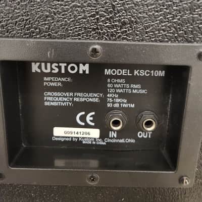 Kustom KSC10M Speaker Pair image 4