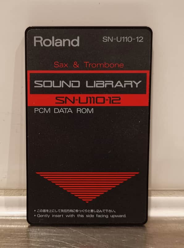 Immagine Roland SN-U110-12 Sound Library Sax & Trombone PCM Data ROM Card - 1